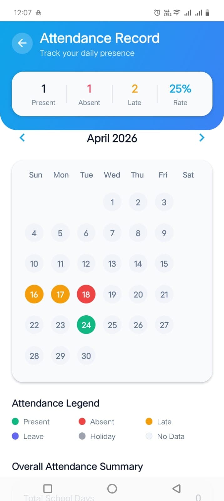 App screen 9